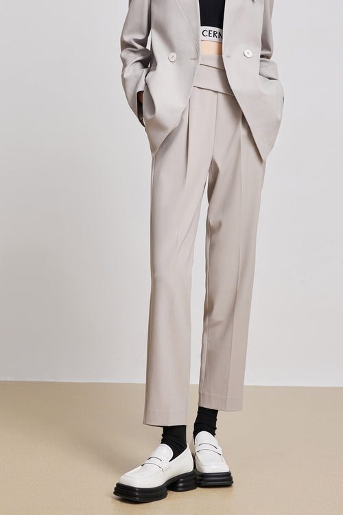 Lily - Pantalon - Gris Kaki