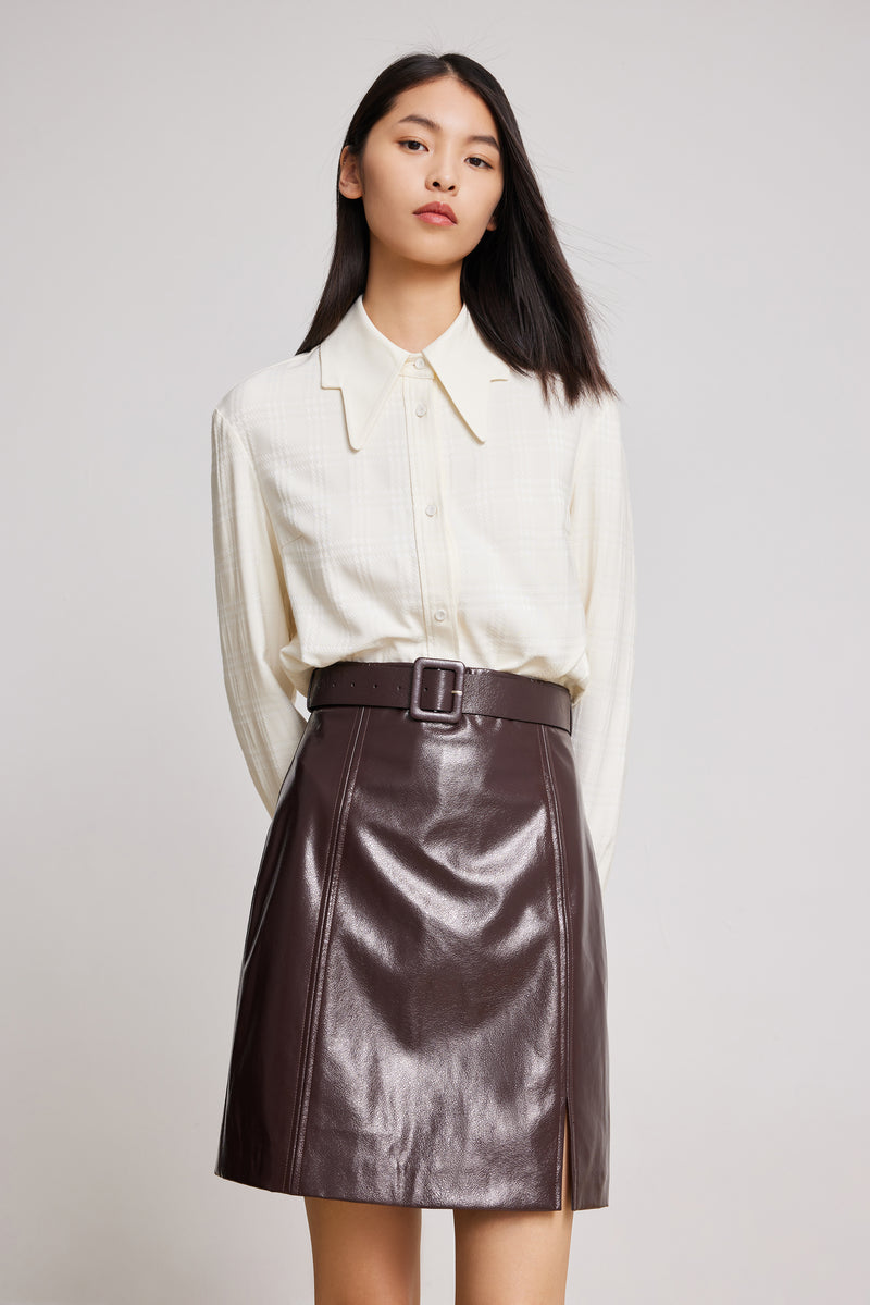 Lily - Jupe - Café Foncé