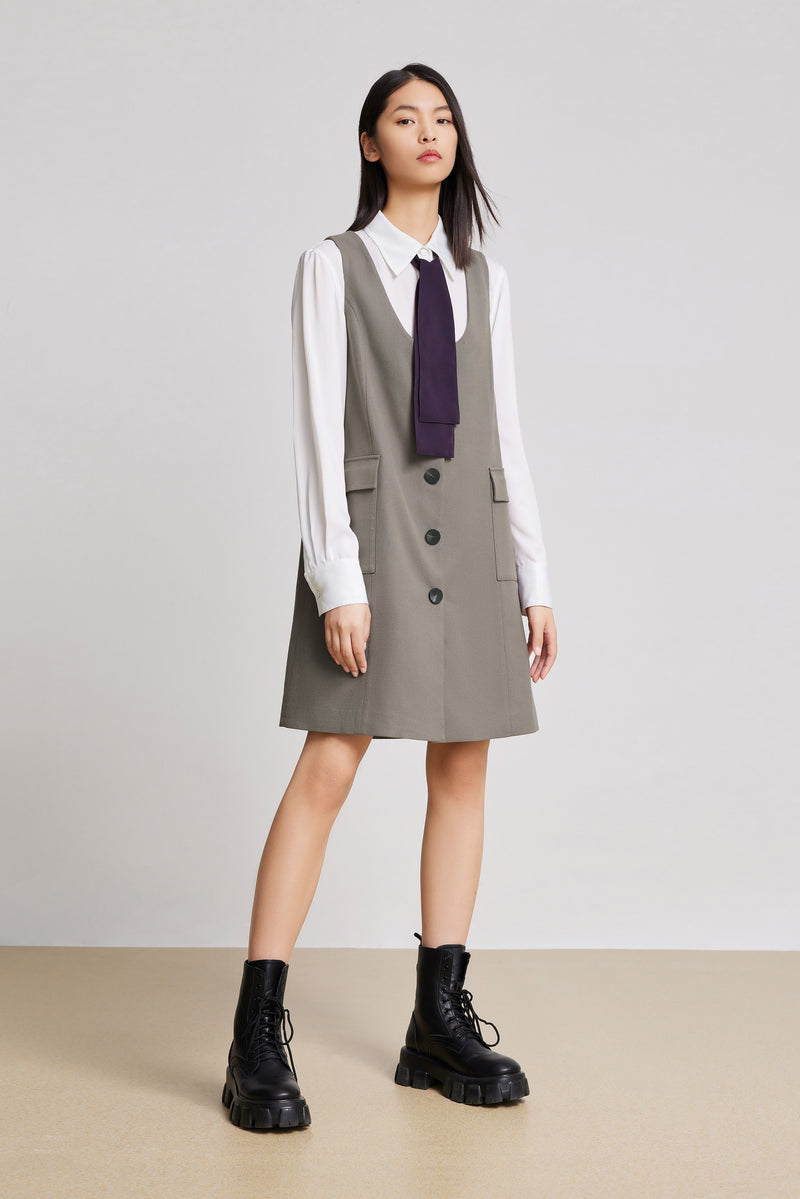 Lily - Robe - Gris Moyen