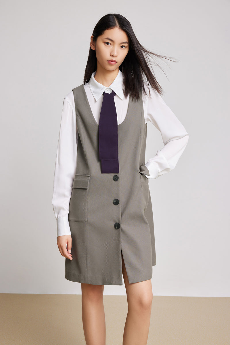 Lily - Robe - Gris Moyen