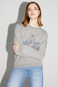 Le Sweatshirt Eddie Broderie Leo Black