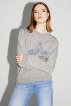 Le Sweatshirt Eddie Broderie Leo Black