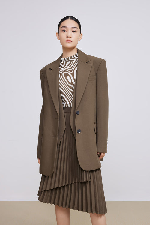 Lily - Blazer - Marron Cacao