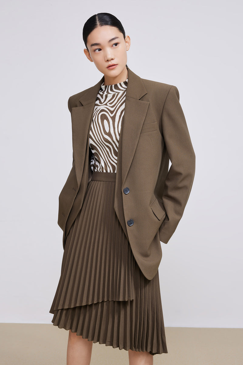 Lily - Blazer - Marron Cacao