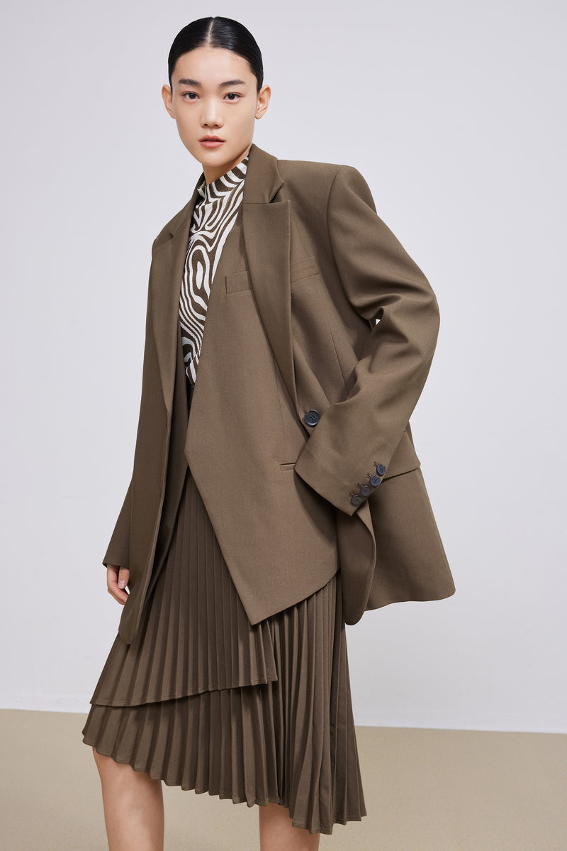 Lily - Blazer - Marron Cacao