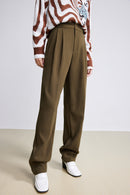 Lily - Pantalon - Marron Cacao