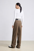 Lily - Pantalon - Marron Cacao