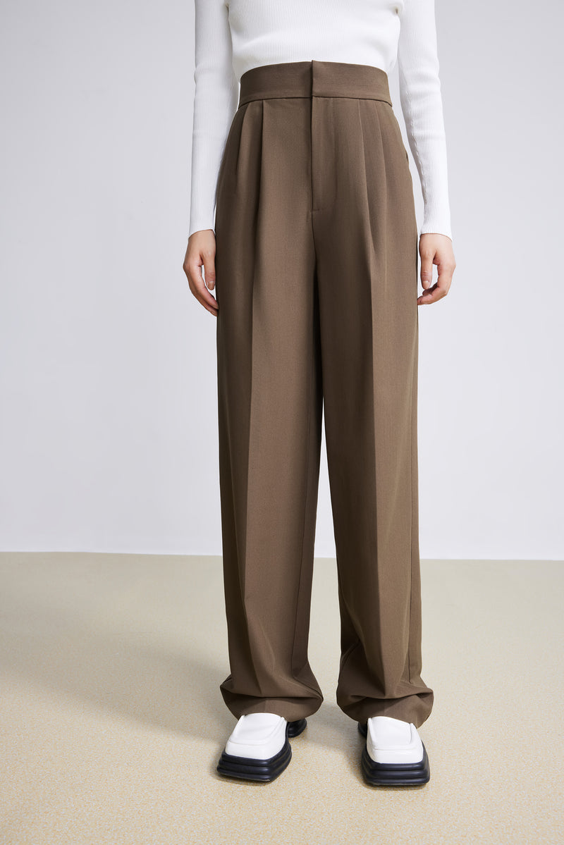 Lily - Pantalon - Marron Cacao