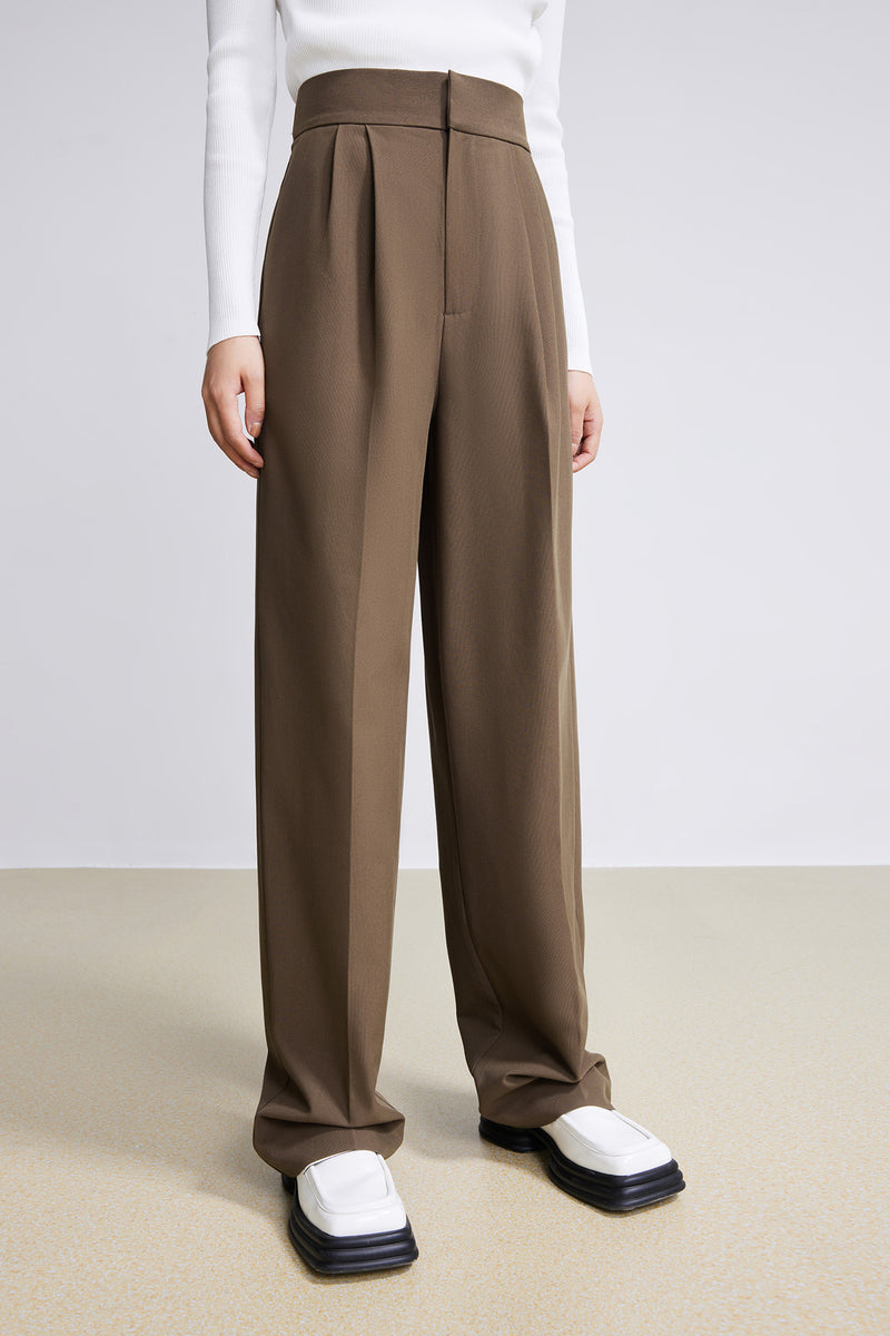 Lily - Pantalon - Marron Cacao