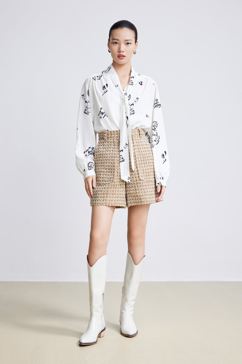 Lily - Short - Marron Cacao