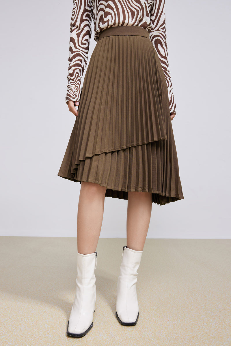 Lily - Jupe - Marron Cacao