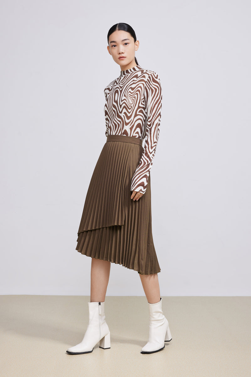 Lily - Jupe - Marron Cacao