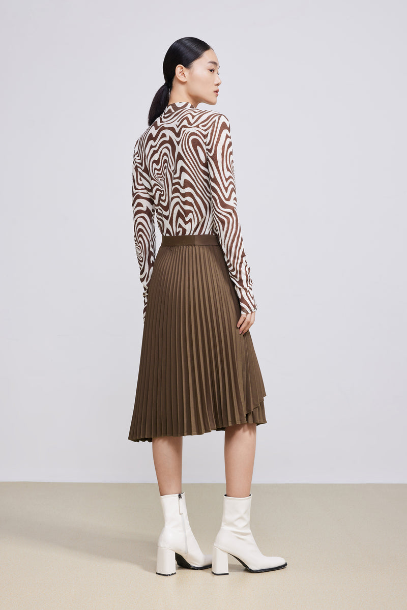 Lily - Jupe - Marron Cacao