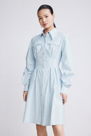 Lily - Robe - Gris Bleu