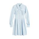 Lily - Robe - Gris Bleu