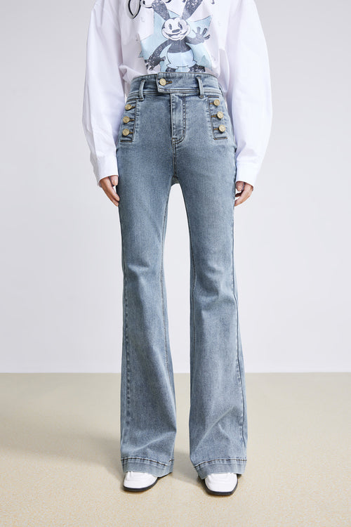 Lily - Pantalon - Denim Bleu