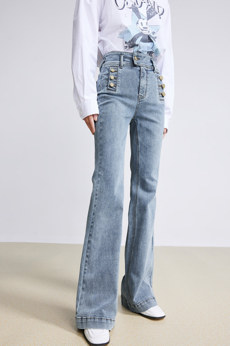 Lily - Pantalon - Denim Bleu