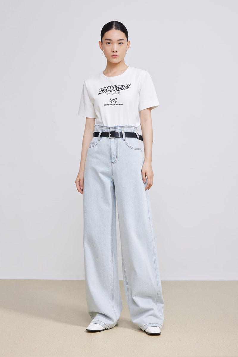 Lily - Pantalon - Gris Clair Bleu