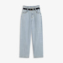 Lily - Pantalon - Gris Clair Bleu