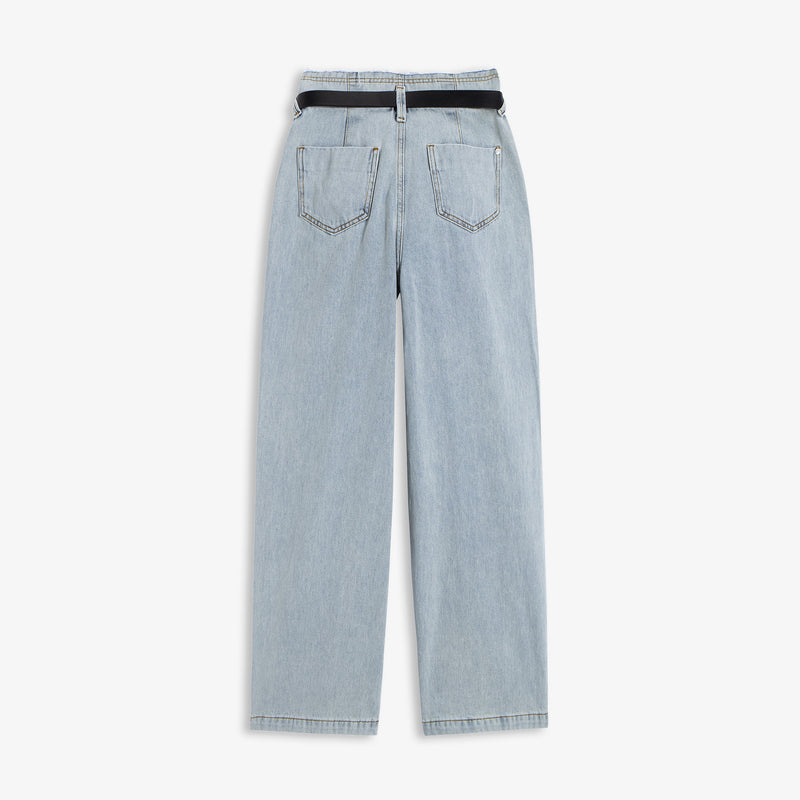 Lily - Pantalon - Gris Clair Bleu