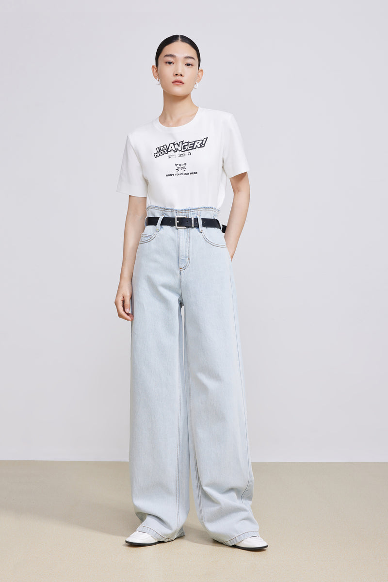 Lily - Pantalon - Gris Clair Bleu