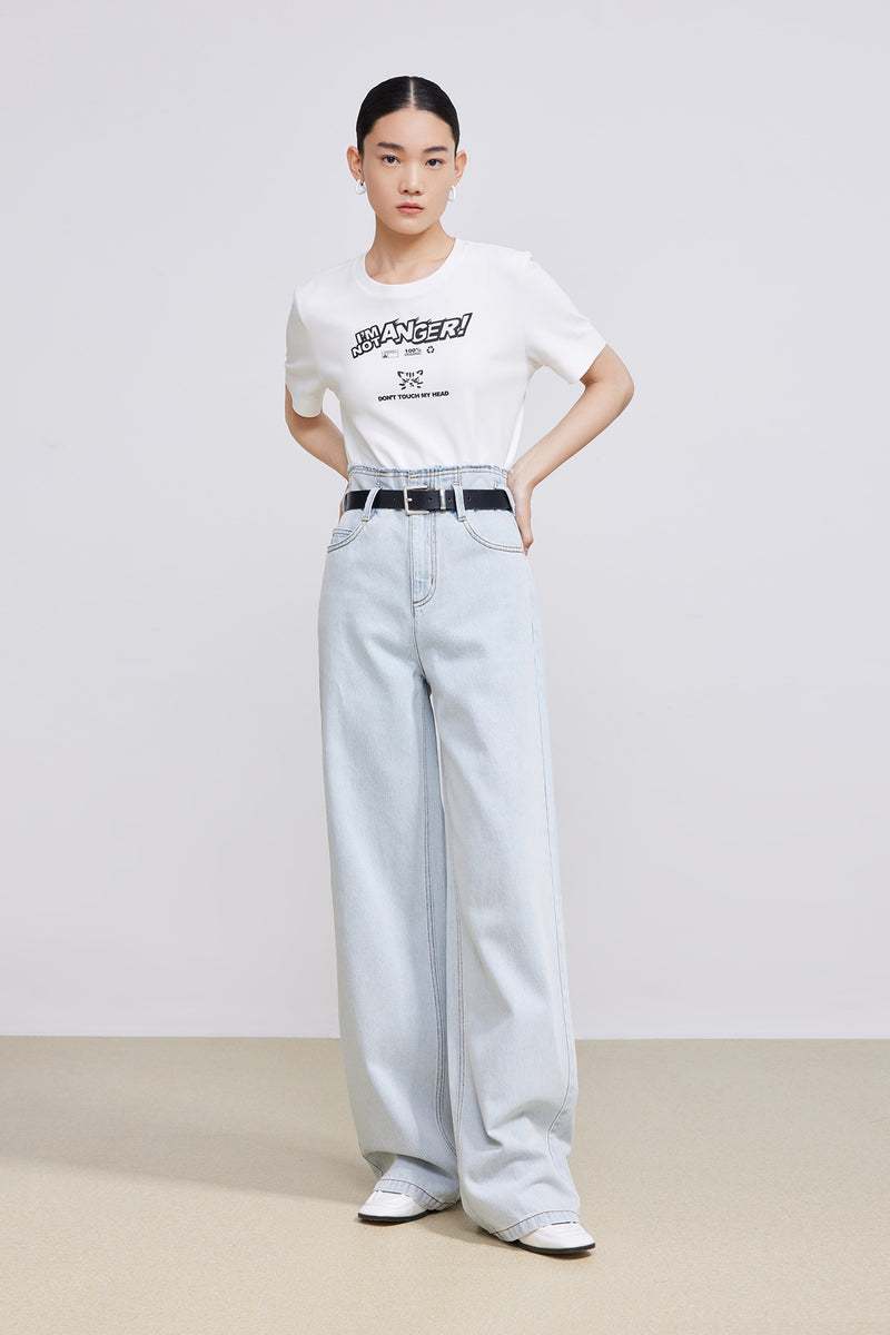 Lily - Pantalon - Gris Clair Bleu