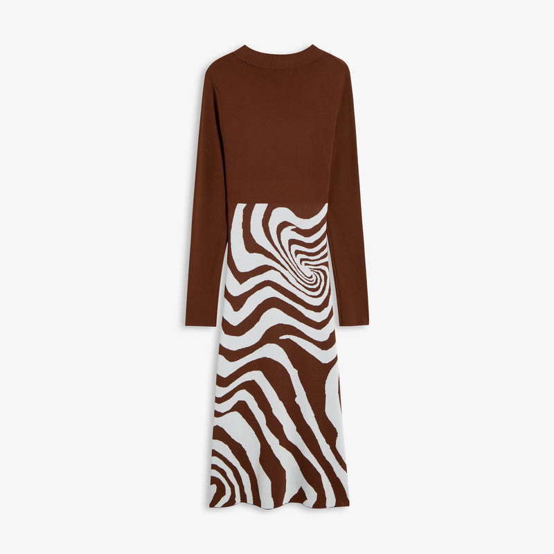 Lily - Robe - Marron Cacao