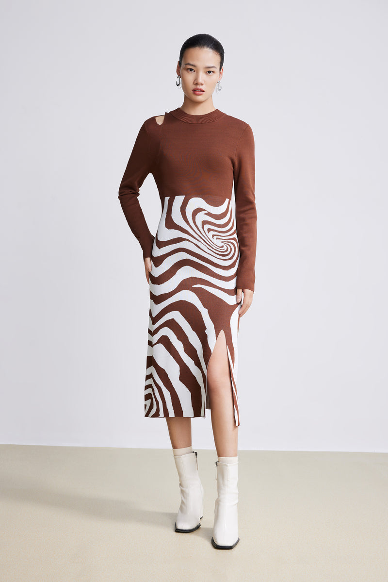 Lily - Robe - Marron Cacao