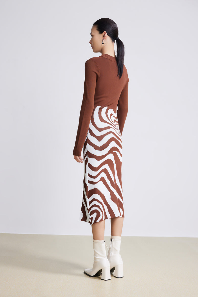 Lily - Robe - Marron Cacao