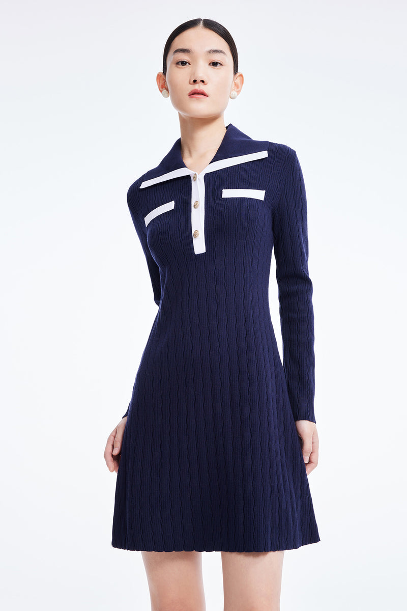 Lily - Robe - Bleu Marine