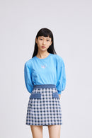 Lily - Haut - Bleu Cobalt