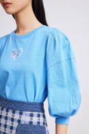 Lily - Haut - Bleu Cobalt