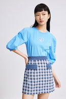 Lily - Haut - Bleu Cobalt