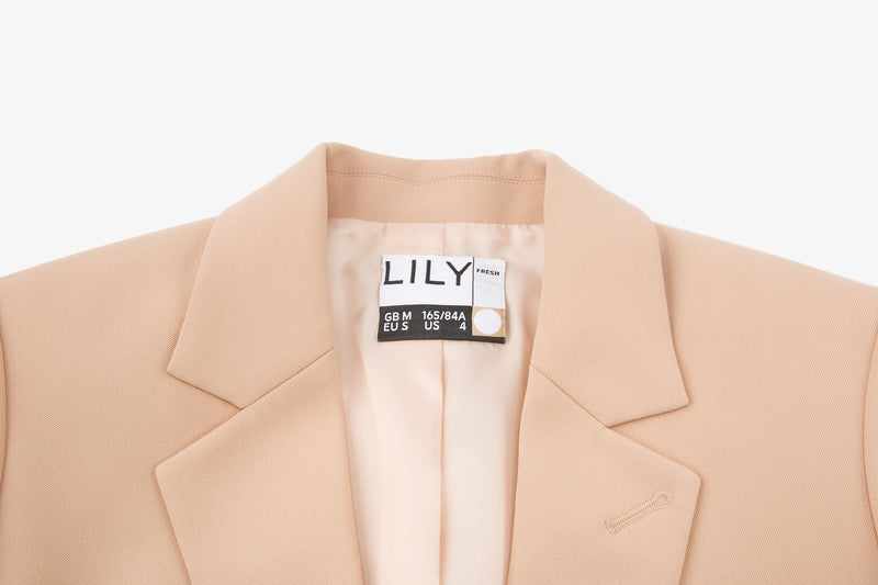 Lily - Blazer - Orange Soleil