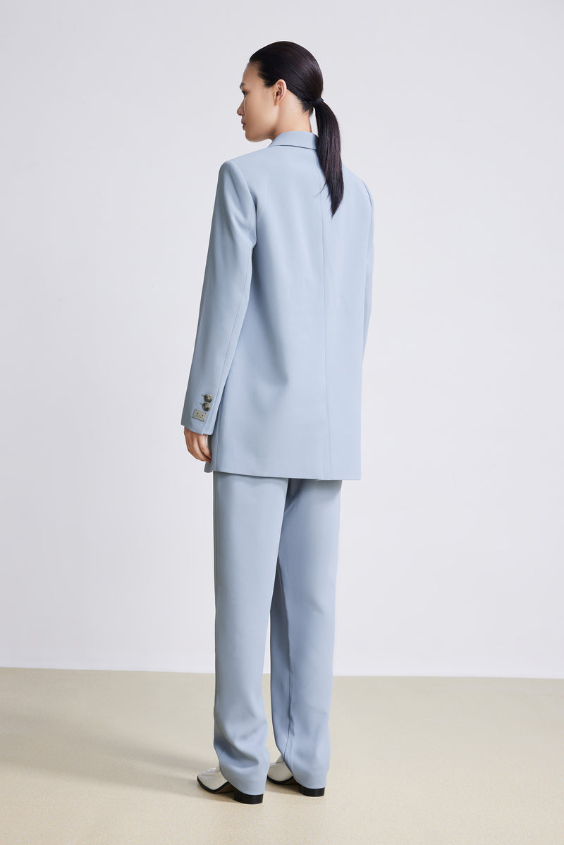 Lily - Pantalon - Bleu Ciel Violacé