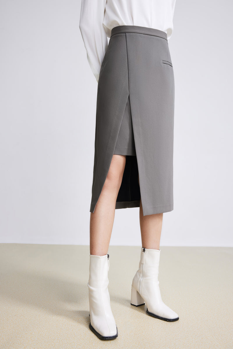 Lily - Jupe - Gris Moyen