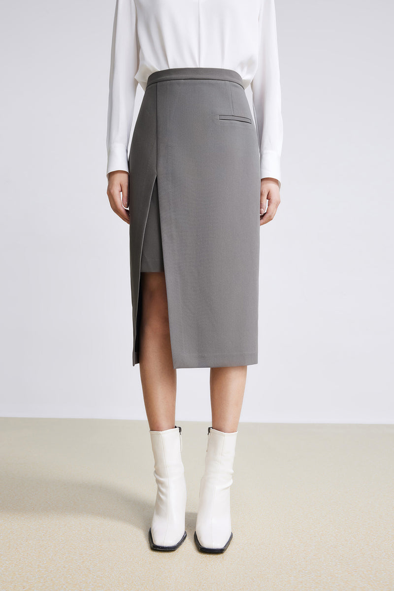 Lily - Jupe - Gris Moyen