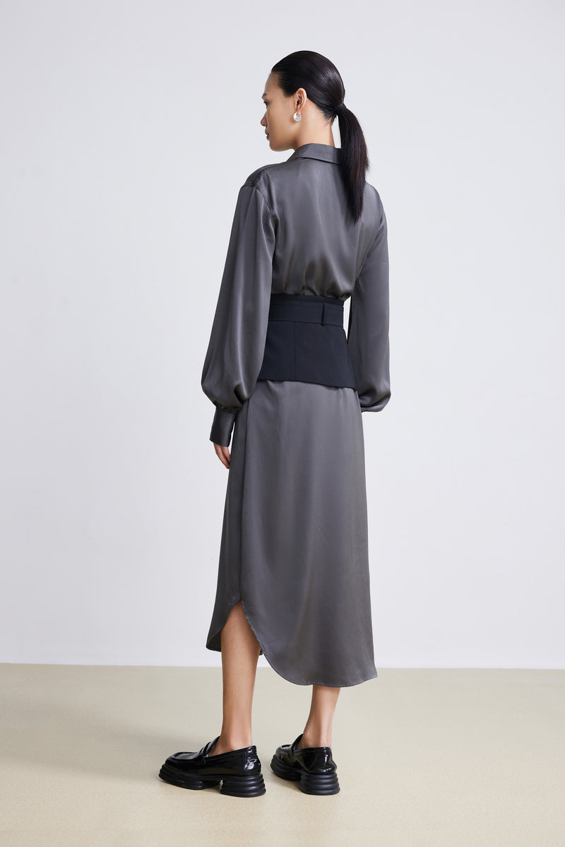 Lily - Robe - Gris Moyen