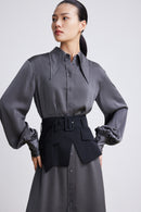 Lily - Robe - Gris Moyen