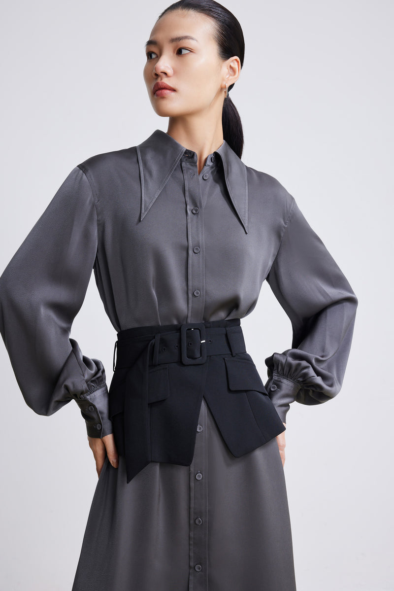 Lily - Robe - Gris Moyen