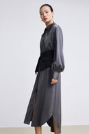 Lily - Robe - Gris Moyen