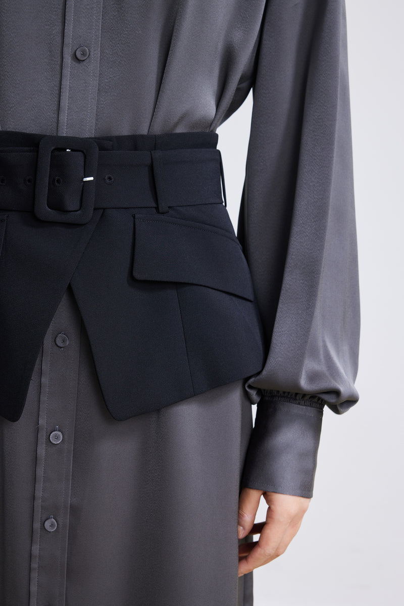 Lily - Robe - Gris Moyen