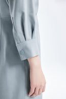 Lily - Robe - Gris Clair Bleu