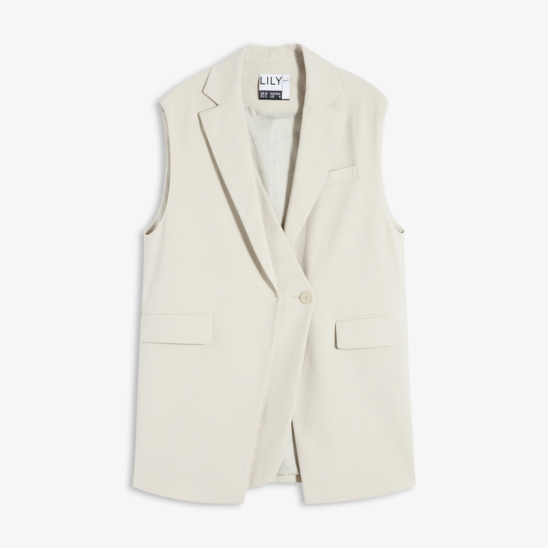 Lily - Gilet - Gris Clair