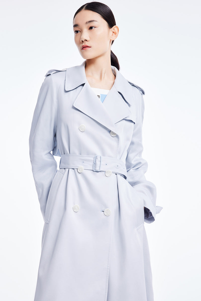 Lily - Manteau - Gris Clair Bleu