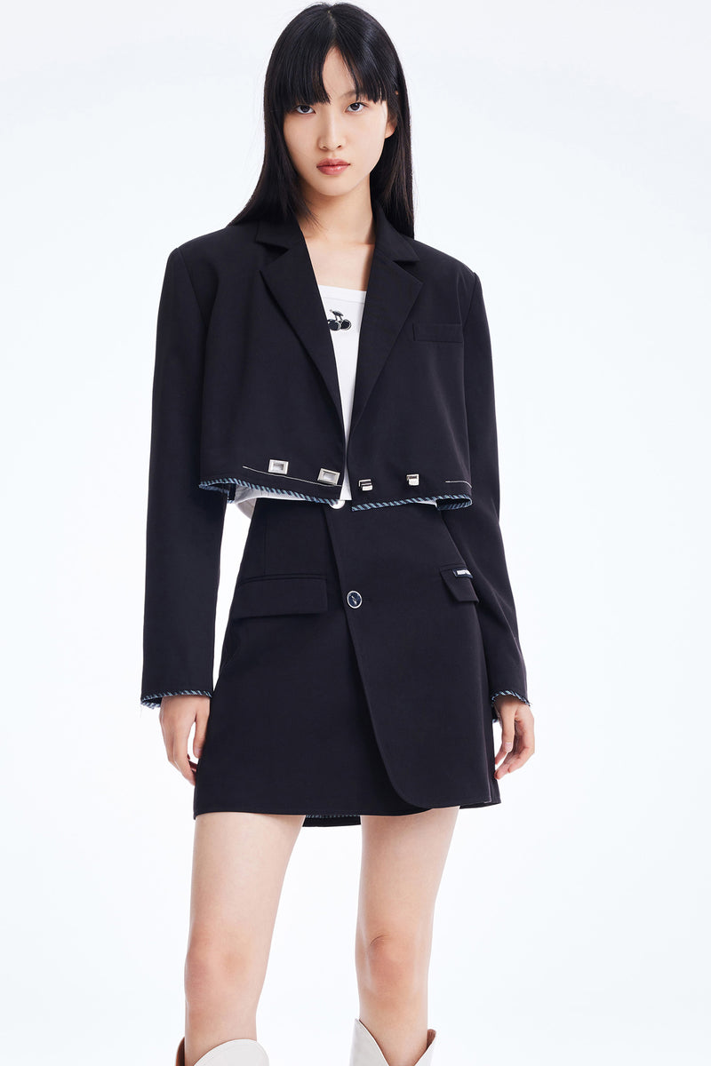 Lily - Blazer - Noir