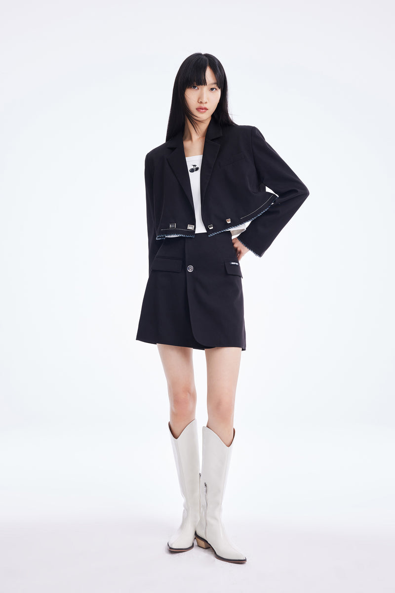 Lily - Blazer - Noir