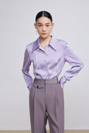 Lily - Chemise - Gris Clair Violet