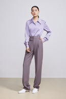 Lily - Chemise - Gris Clair Violet