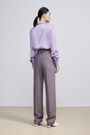 Lily - Chemise - Gris Clair Violet